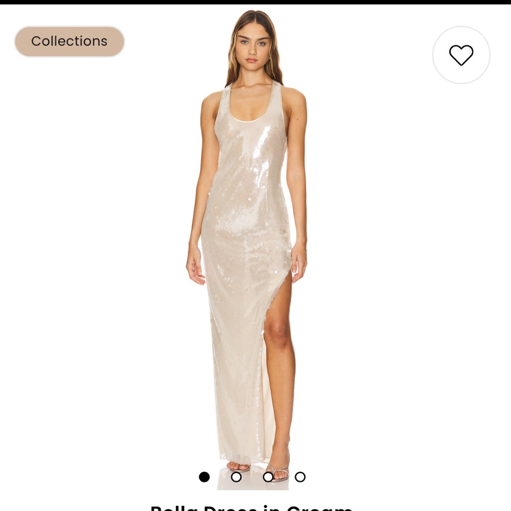 Retrofete champagne dress